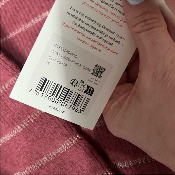 NWT Sezane Gaspard Sweater - Picture 5 of 6
